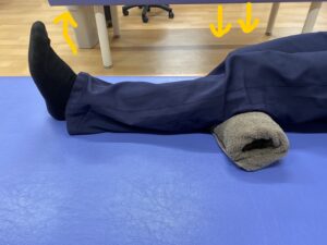リハビリ室通信　膝に不安がある方は実践しましょう！のアイキャッチ画像